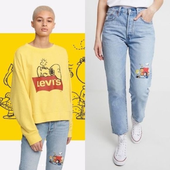 levis peanuts jeans